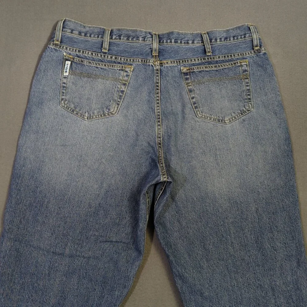 Cinch Jeans Mens 40x34 Fits 39x33 Blue Western Denim White Label Straight Cowboy